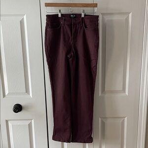 NYDJ Curves 360 Deep Red Jeans